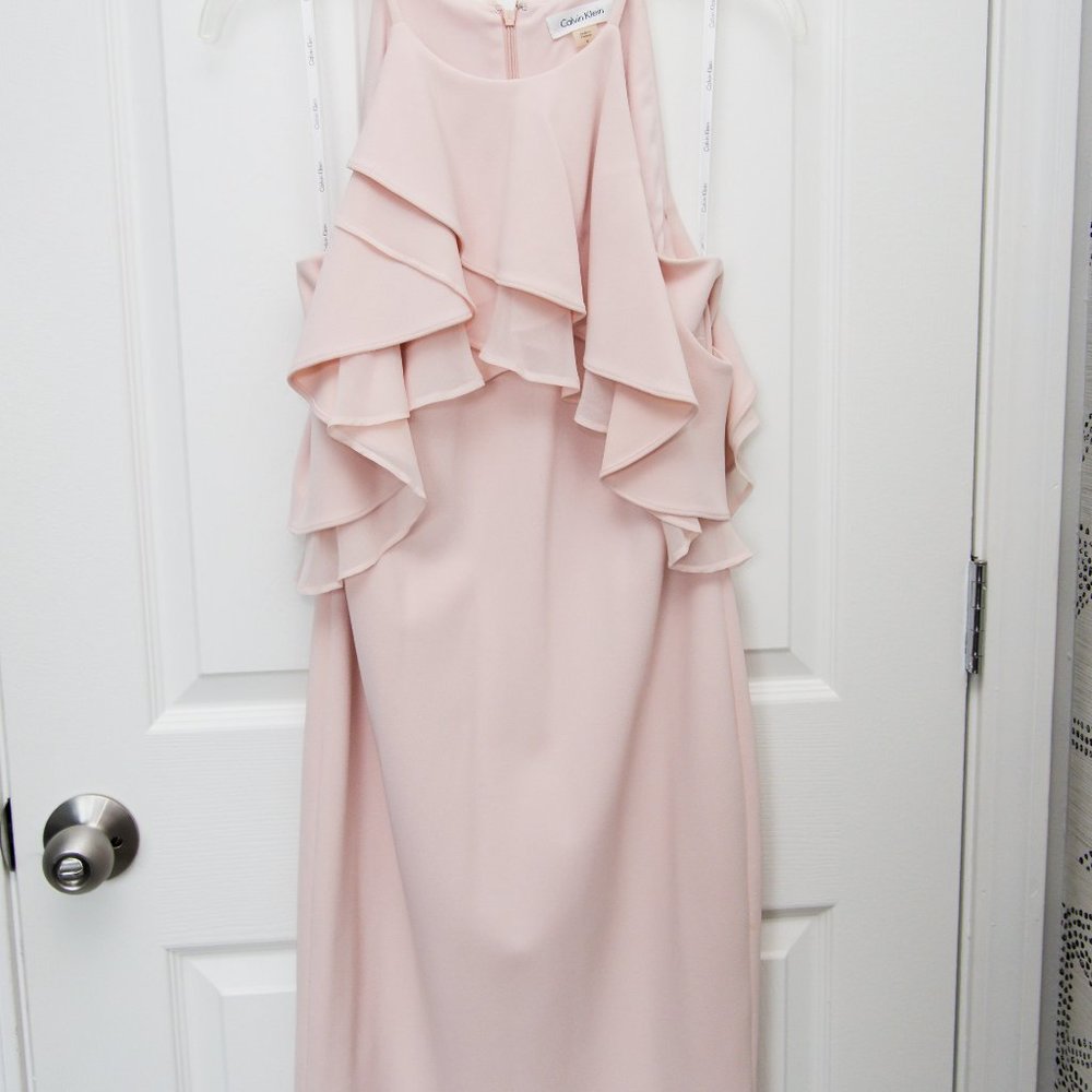 Ruffle Halter Dress